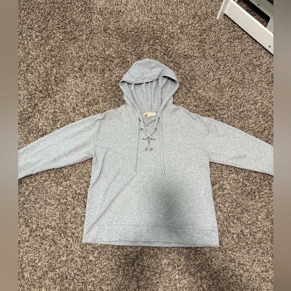 Michael Kors Heather Gray Hoodie
